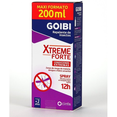 GOIBI XTREME FORTE REPELENTE DE INSECTOS  1 SPRAY 200 ML